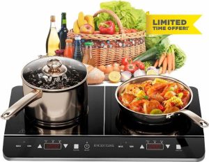 1800W Double Induction Cooktop