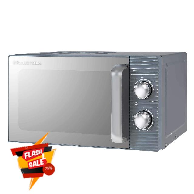 Russell Hobbs RHM1731G Inspire 17L 700w Grey Solo Manual Microwave with 5 Power Levels