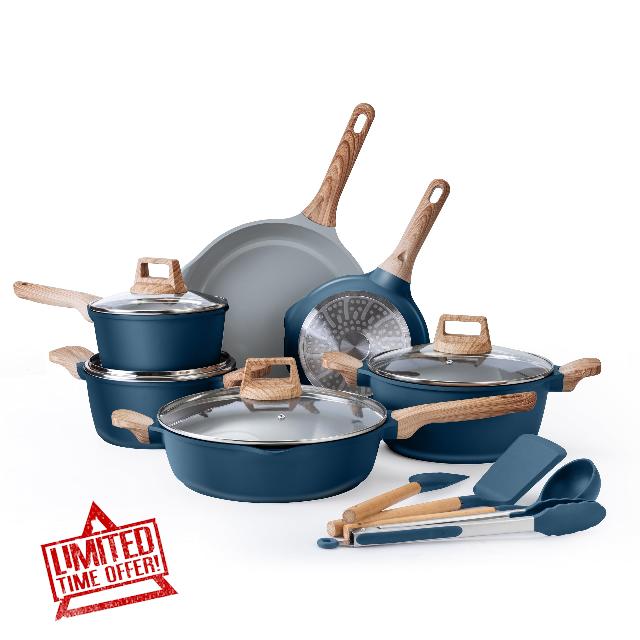 Country Kitchen Pots and Pans Set Nonstick