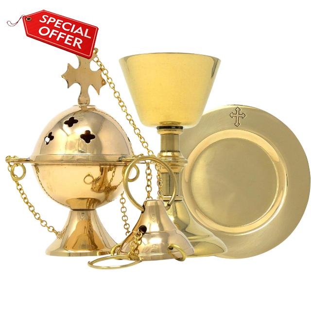 Solid Brass Chalice