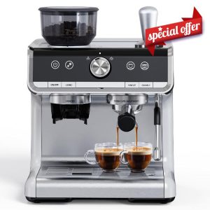 20 Bar Espresso Machine With Grinder