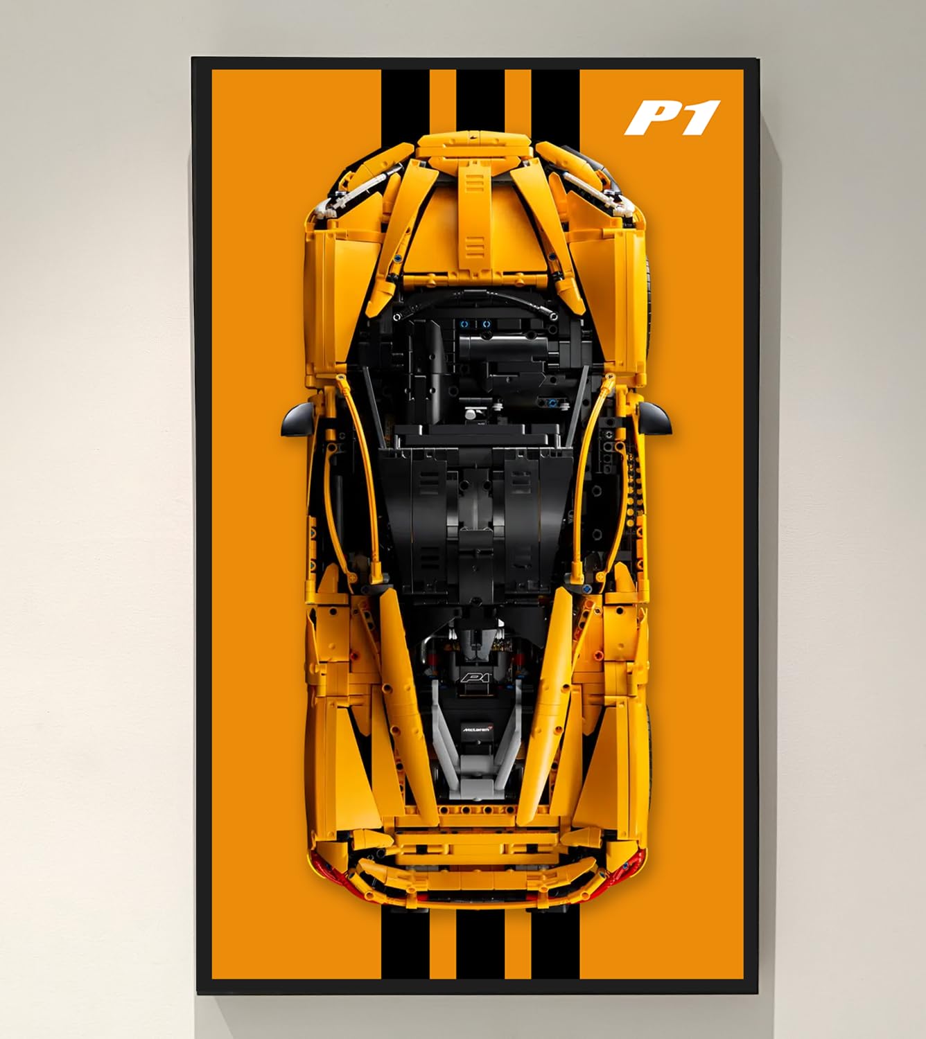 Display Wallboard for Lego Technic McLaren P1 Hypercar 1:8 42172