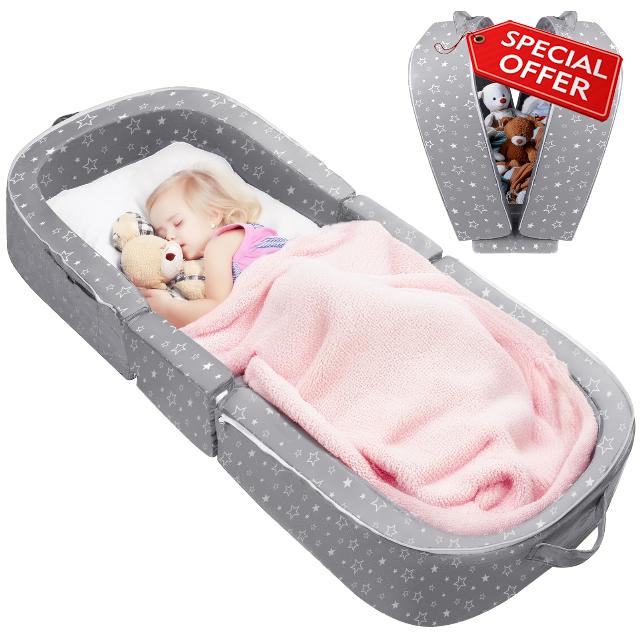 REAWUL Toddler Travel Bed