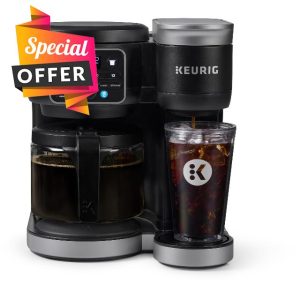 K-Duo Hot & Iced Single Serve & Carafe Coffee Maker