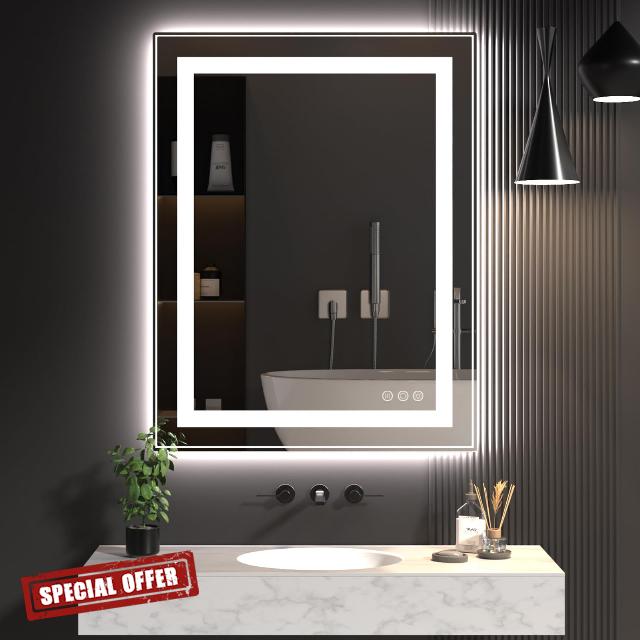32" X 24" LED Bathroom Mirror