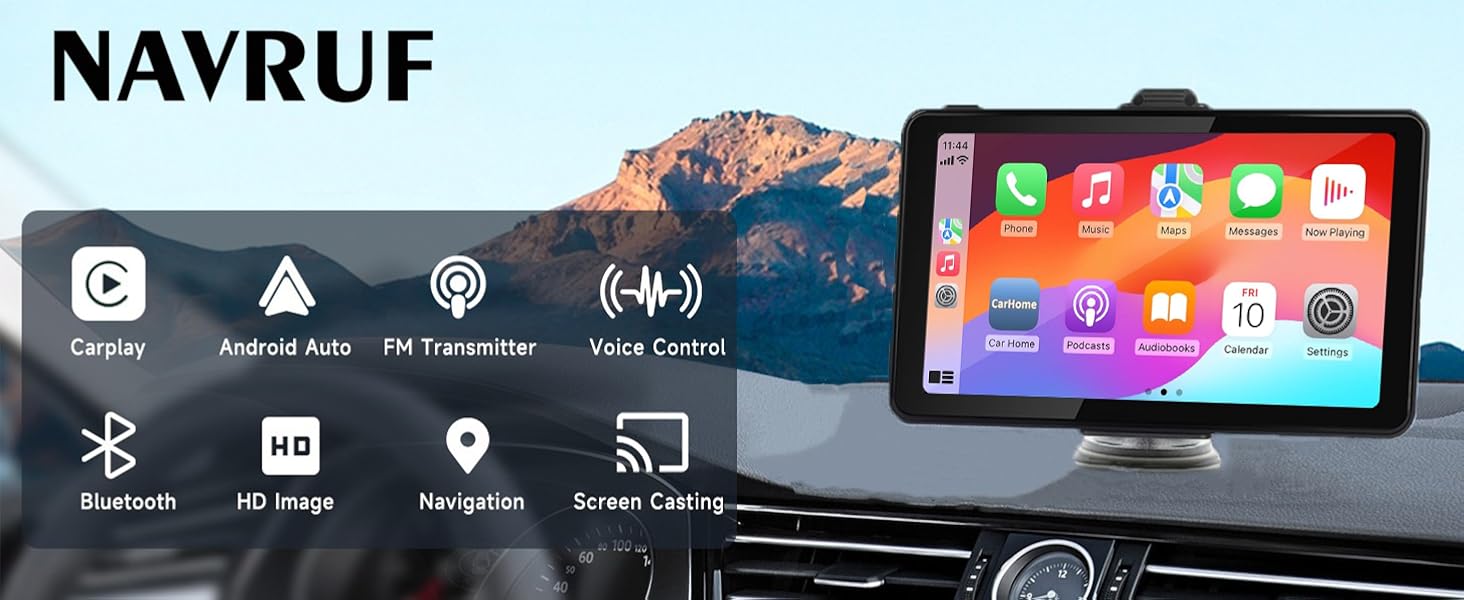 sat nav satnav car bluetooth car accessories wireless carplay apple car play car stereo