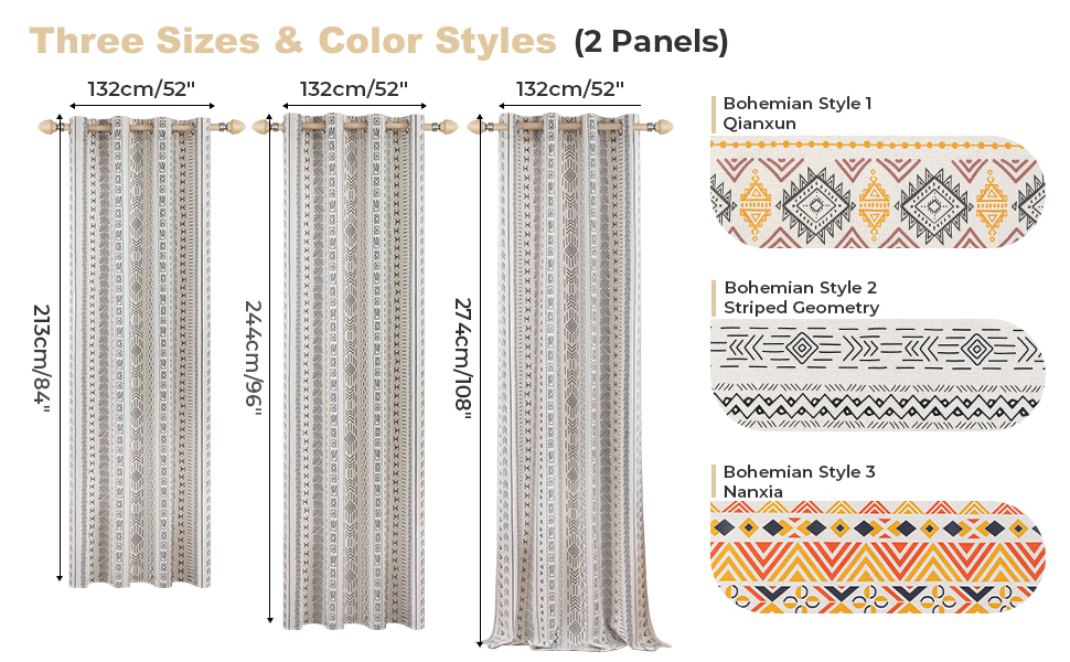 Bohemian Outdoor Curtains