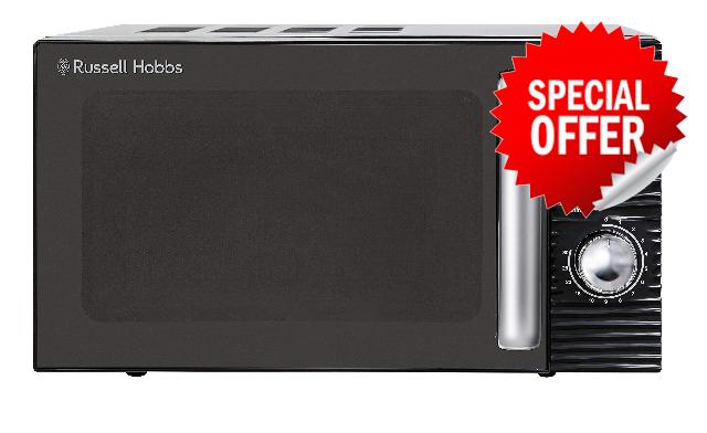 Russell Hobbs RHM1731B INSPIRE Black 17 Litre Manual Microwave