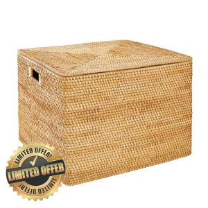 Rattan Basket With Lid