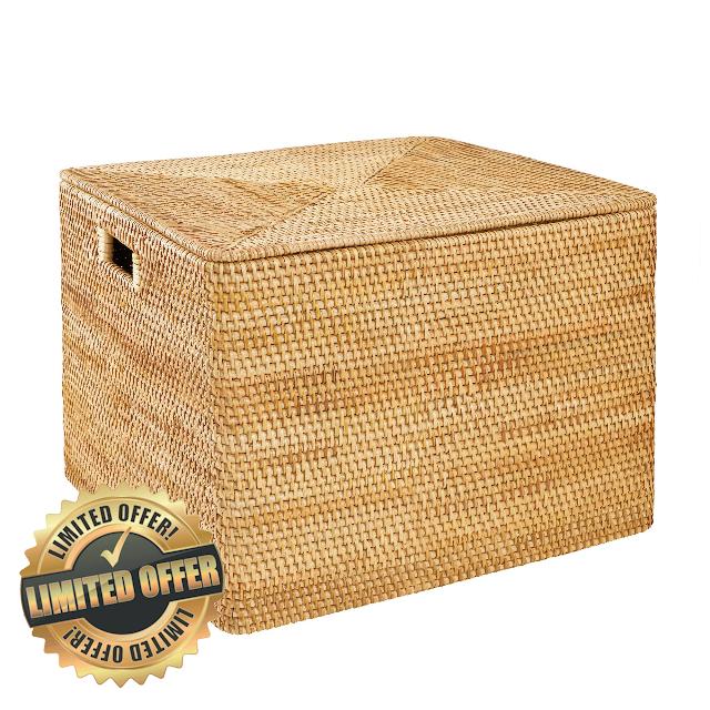 Rattan Basket With Lid