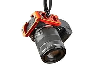 Riley dedicated L-bracket for the Canon R7 in Copper