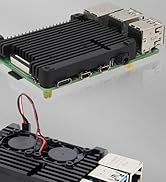 Geekworm Raspberry Pi 4 Aluminum Case, Raspberry Pi 4 Model B Heavy Duty Aluminum Passive Heat Di...