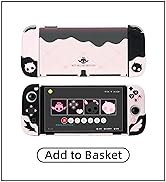 GeekShare Protective Case Slim Cover Case Compatible with Nintendo Switch OLED and Joy Con - Dock...