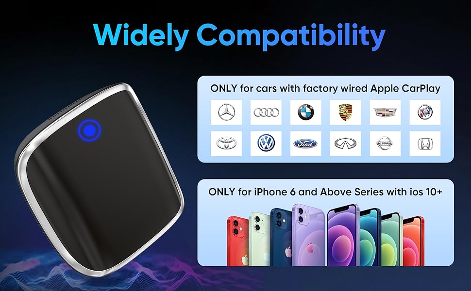mini wireless carplay adapter