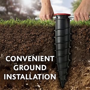 Install with or without concrete