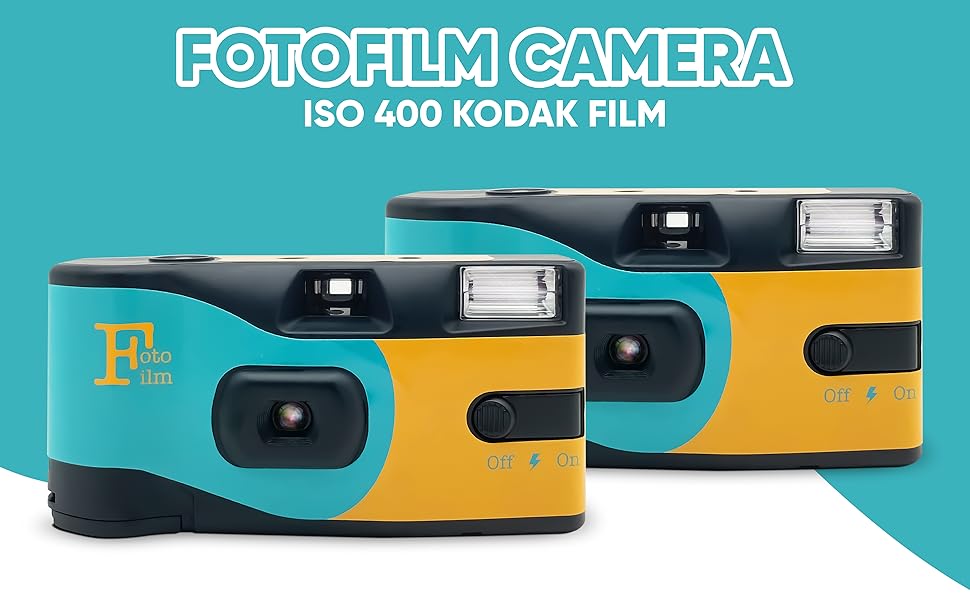 Fotofilm single use disposable film camera - twin pack multipack