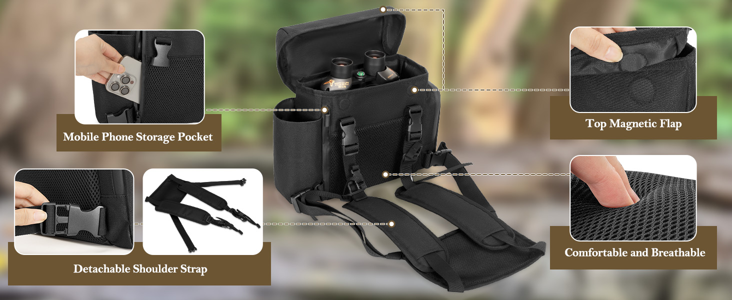 binocular harness chest pack
