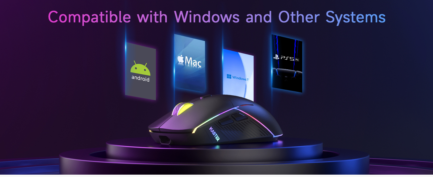 pc gaming mouse rgb mouse usb c wireless mouse