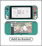 GeekShare Soft Silicone Protective Case for Switch Anti-Scratch Slim Cover Case Compatible with N...