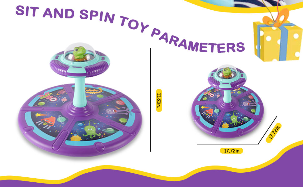 toys dinosaur spinning chair boys 1 2 3 sensory sit spin toy age girls ride on