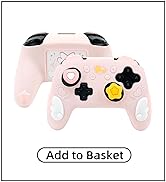 GeekShare Cute PS5 Controllers Skin Grips Set, Anti-Slip Silicone Skin Protective Cover Case Joys...