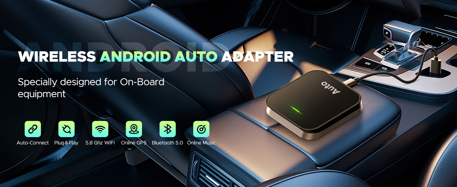 Wireless Android Auto Adapter