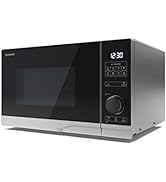 SHARP YC-MS02U-S Compact 20 Litre 800W Digital Microwave, 11 power levels, ECO Mode, defrost func...