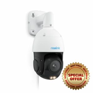 REOLINK 4K UHD PoE PTZ Camera for Outdoor Security