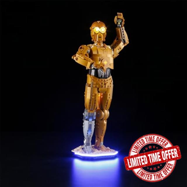 LIGHTAILING Light For Lego-75398 C-3PO - Led Lighting Kit Compatible With Lego Building Blocks Model - NOT Included The Model Se