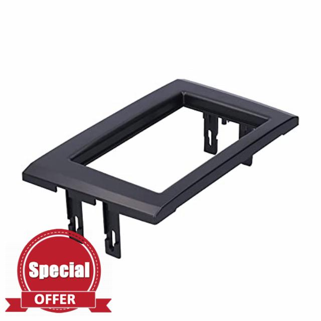 2Din Center Control DVD Fascia Stereo Radio Panel Frame ABS Navigation Fascia Fit for XC90 2002-2015 Car Interior Exterior Modificatio