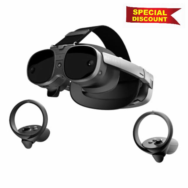 HTC Vive XR Elite with Deluxe Pack — Mixed Reality and PC VR Headset + Controllers