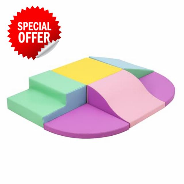 6-Piece Toddler Playtime Corner Climber Non Slip
