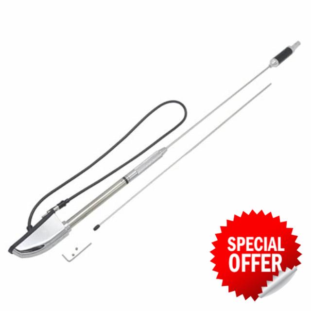 Motorcycle Radio Radio Antenna Suitable Compatible with GoldWing GL1500 2006-2016 Goldwing 1800 GL1800 2001-2017