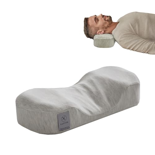 Easy to Carry Cooling Memory Foam Ergonomic Design for Side and Back Sleepers - Oatmeal