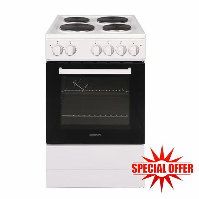 Statesman SE050SPW Single Oven Electric Cooker