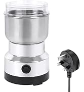 Coffee Grinder Electric, Ultra Silent Household Small Powder Grinding Machine with 304 Stainless ...