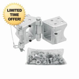 Replacement for fits Fulton 3"" x 5"" Bolt-On Trailer Hinge Kit Fold-Away Coupler 9