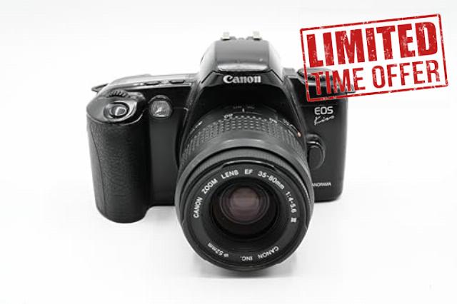 Canon EOS Kiss Panorama (AKA Rebel XS in USA/Canada) SLR AF Film Camera with 35-80mm EF Lens (Renewed)