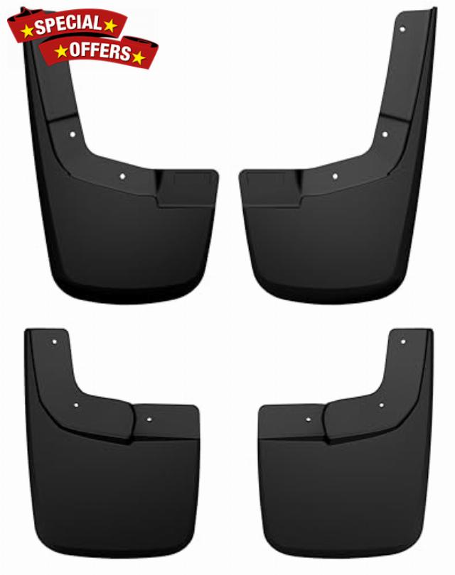 Husky Liners Custom Mud Guards | Fits 2024 Ford Ranger XLT | Front & Rear