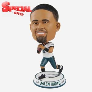 Jalen Hurts Philadelphia Eagles Away Jersey Variant Bighead Bobblehead NFL