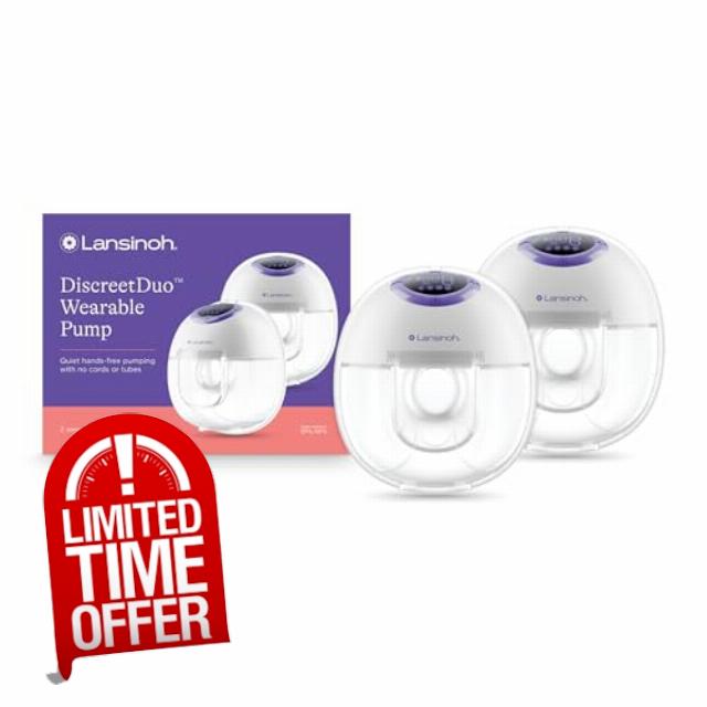 Lansinoh Discreet Duo Wearable Breast Pump