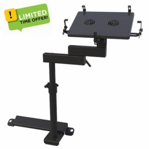 Vehicle Laptop Mount Fit for Toyota Tacoma & 4Runner Truck Laptop Stand Holder for Passenger Seat Fit Laptops Up to 17"