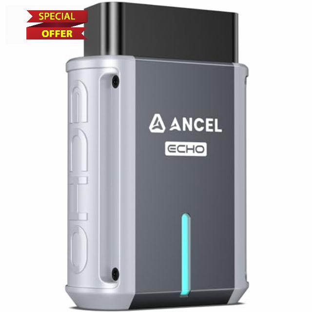 Ancel Echo OBD2 Scanner Bluetooth - Wireless Car Diagnostic Tool for iOS & Android