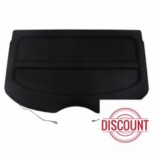 Marretoo Cargo Cover for Nissan Kicks 2024-2018【with 2 Pieces Hook Clips High】 for Nissan Kicks Accessories Rear Trunk Shade Non-Retractable SUV Trunk Cover Rear Parcel Shelf Finisher