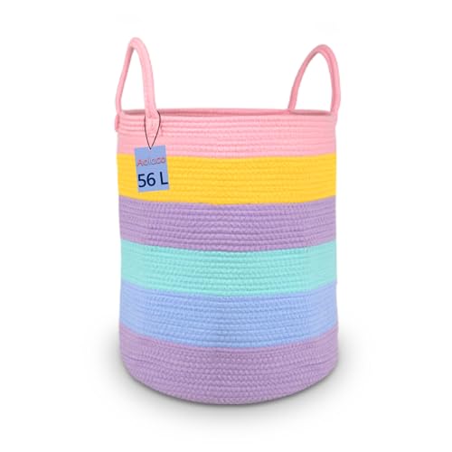38x50cm(56L) Extra Large Woven Cotton Rope Basket