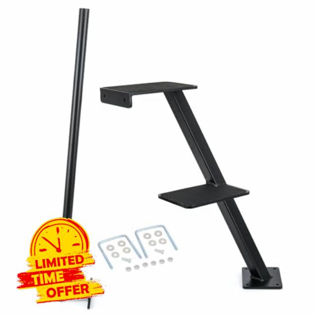 Heavy Duty Dual Step Bass Boat Trailer Steps for Most Bass Boats & Trailers 2 Steps