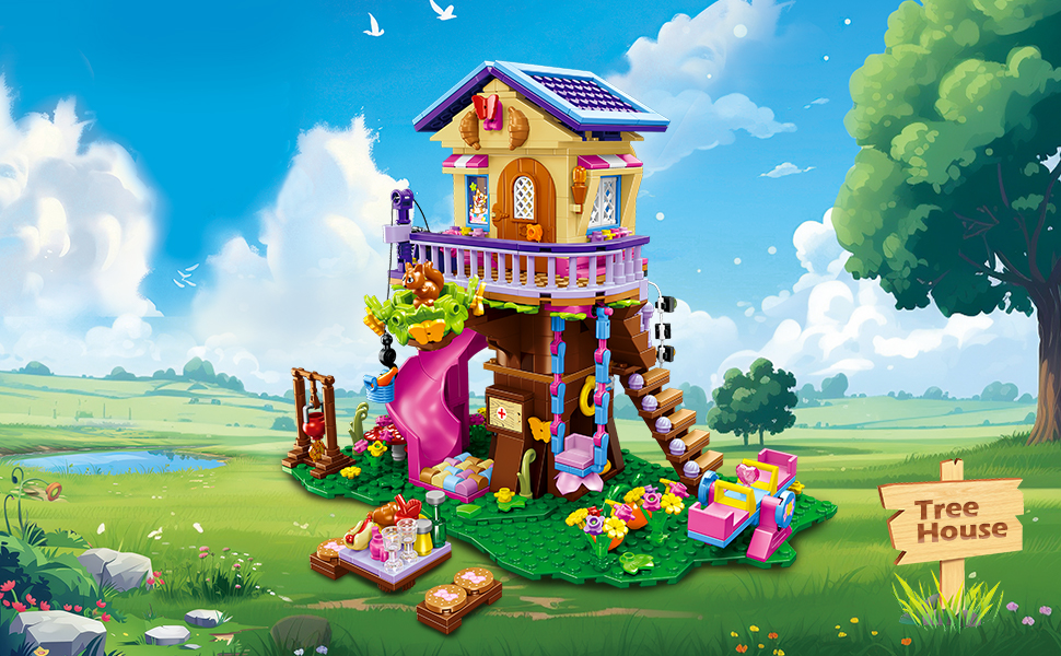 Treehouse Building Toys for Girls - 1