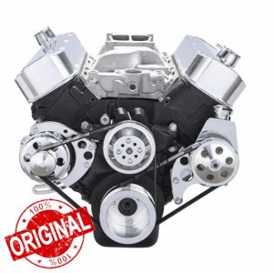 Big Block Chevy Serpentine Pulley Conversion Kit ALT PS BBC 396 427 LWP