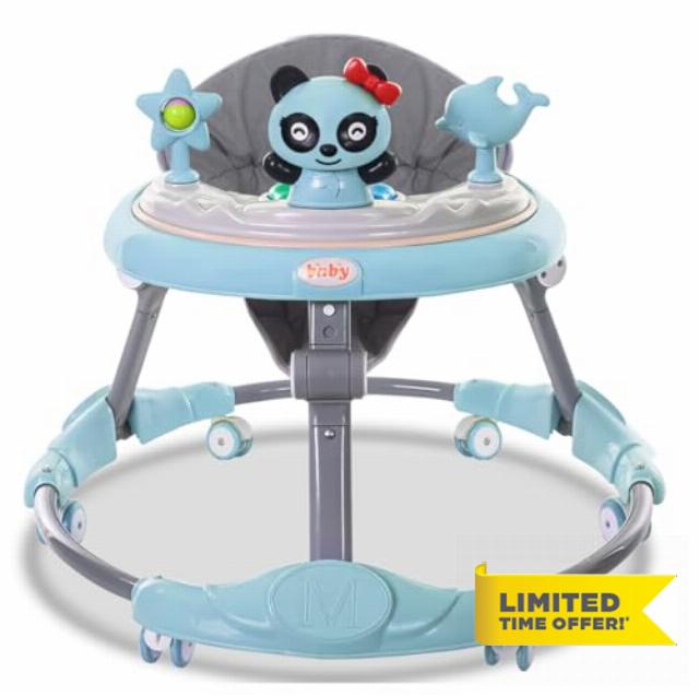 Baby Walker Foldable Multifunction with 6 Adjustable Heights