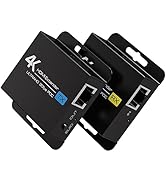 VEDINDUST 400FT/120M HDMI Extender HDMI Over Ethernet Lossless Transmission Over a Single Cat5e/C...